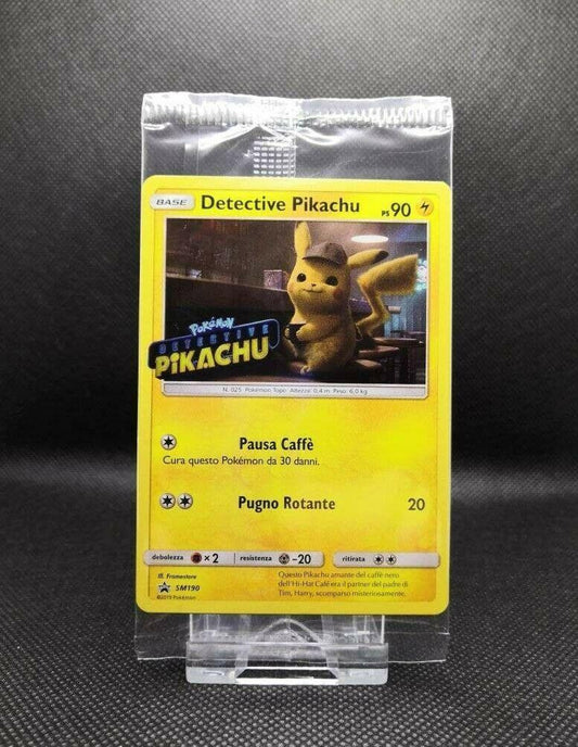 Pokemon Carta Promo Detective Pikachu BluRay ITA Stamped SM190 -