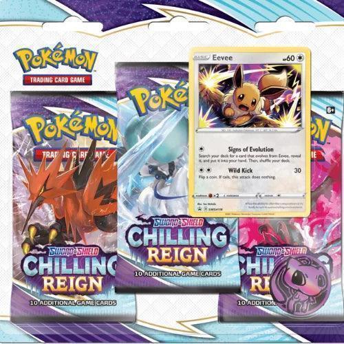 Pokémon Chilling Reign Blister Bundle 3 Bustine - Snorlax + Eevee ENG