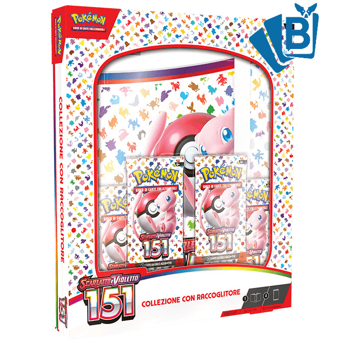 Pokemon Collezione 151 con Raccoglitore ITA