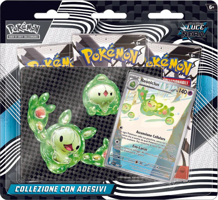 Pokemon Collezione con adesivi Luce Nera