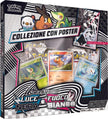 Pokemon Collezione con Poster Luce Nera e Fuoco Bianco