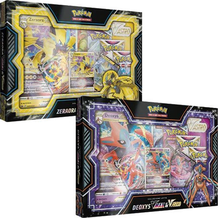 Pokèmon Collezione Lotta Zeraora VMAX e V ASTRO e Deoxys VMAX e V ASTRO (IT)