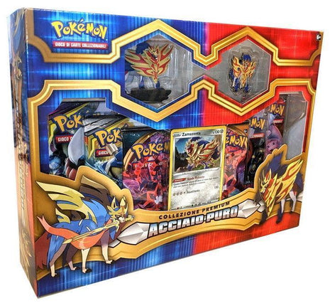 Pokèmon Collezione Premium Acciaio Puro - Zamazenta