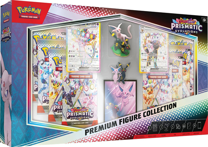 Pokémon Collezione Premium con Statuina Evoluzioni Prismatiche ITA