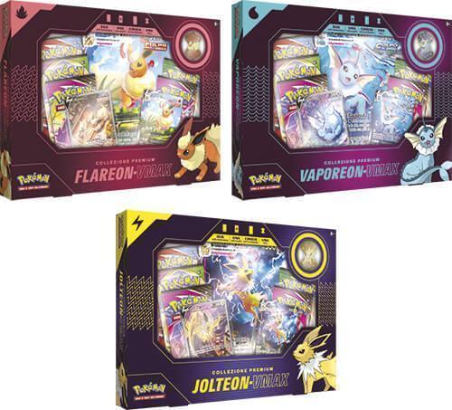 Pokemon Collezione Speciale - Flareon / Vaporeon / Jolteon Premium VMax Box (IT) -