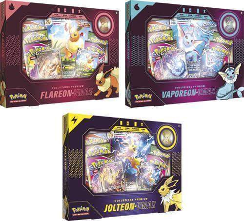 Pokemon Collezione Speciale - Flareon / Vaporeon / Jolteon Premium VMax Box (IT)