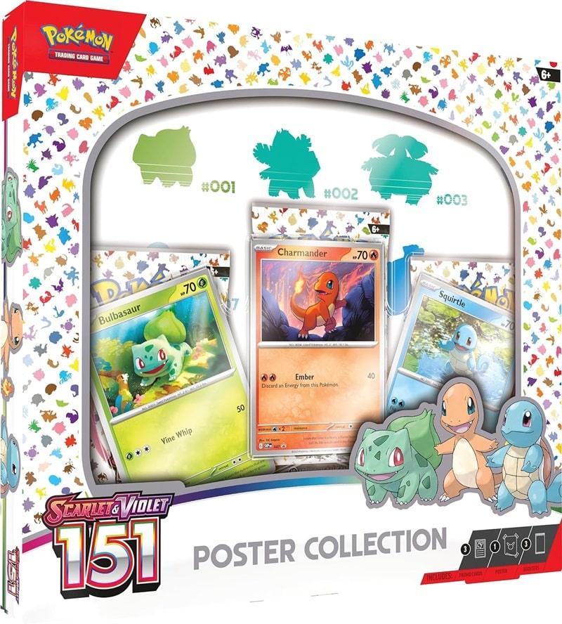 Pokemon Collezione Starter 151 con Poster ENG -
