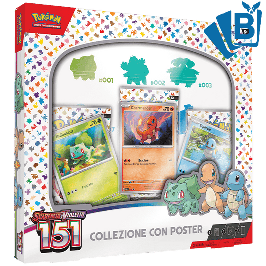 Pokemon Collezione Starter 151 con Poster ITA