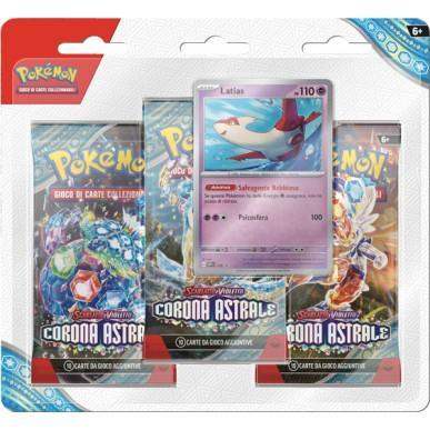 Pokemon Corona Astrale Blister 3 Pacchetti ITA - Latias e Tinkaton