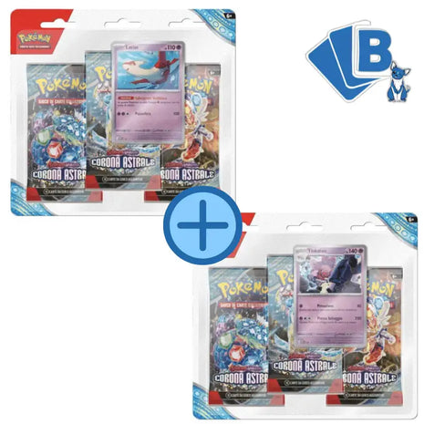 Pokemon Corona Astrale Blister 3 Pacchetti ITA - Latias e Tinkaton