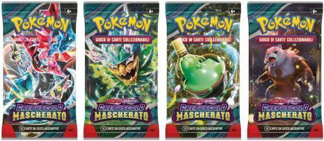Pokèmon Crepuscolo Mascherato Artset di 4 Bustine