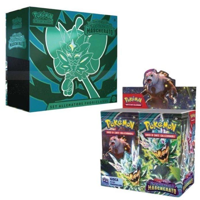 Pokèmon Crepuscolo Mascherato Bundle Box e Set allenatore fuoriclasse