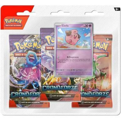 Pokemon Cronoforze 3 Pack Blister Cleffa (ITA)