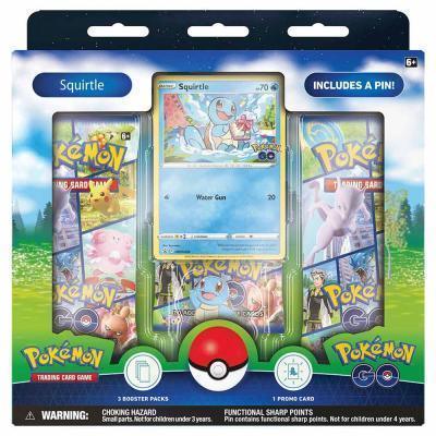 Pokémon GO Collezione con Spilla Squirtle ENG