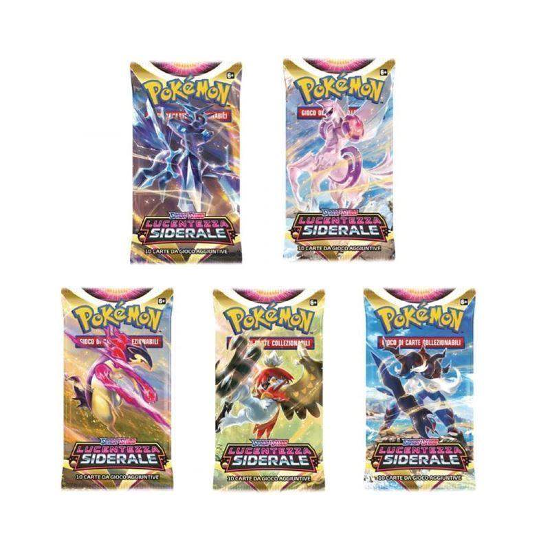 Pokèmon Lucentezza Siderale Artset - 5x Bustine