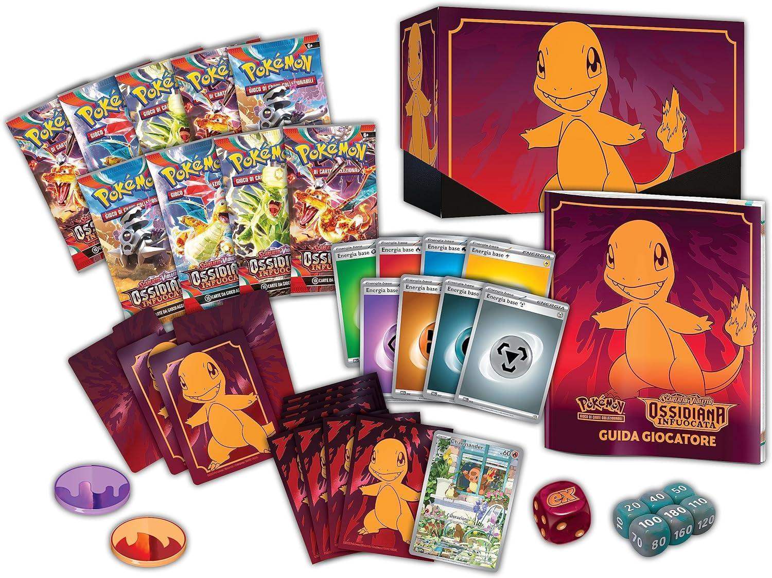 Pokemon Ossidiana Infuocata Set Allenatore Fuoriclasse ITA - CASE DA 10