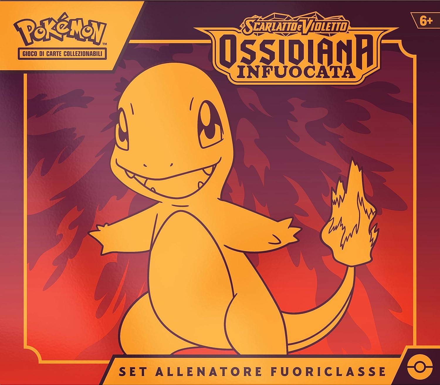 Pokemon Ossidiana Infuocata Set Allenatore Fuoriclasse ITA - CASE DA 10 -