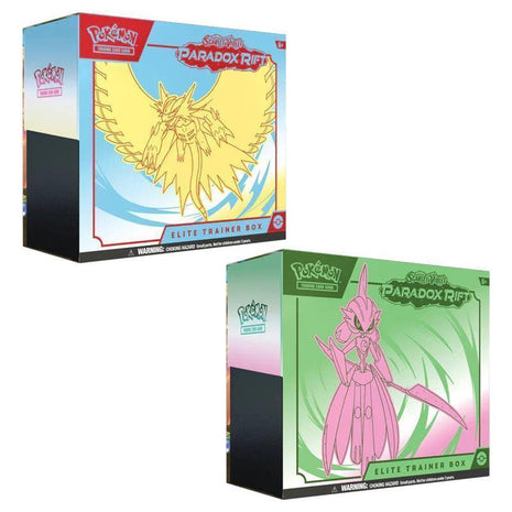 Pokemon Paradox Rift Bundle 2 Elite Trainer Box Roaring Moon Iron Valiant ENG