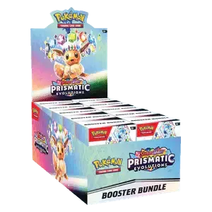 Pokemon Prismatic Evolutions Bundle 6 Bustine ENG- Sealed Box da 10
