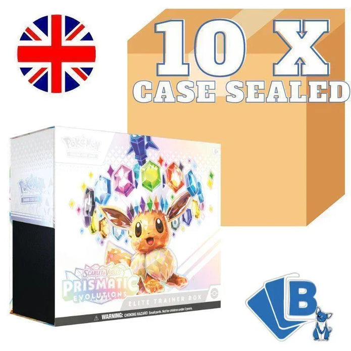 Pokemon Prismatic Evolutions Elite trainer box ENG - Case 10 ETB