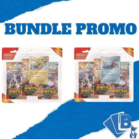Pokemon Scintille Folgoranti Blister 3 Pacchetti ITA - Quasgire e Zapdos