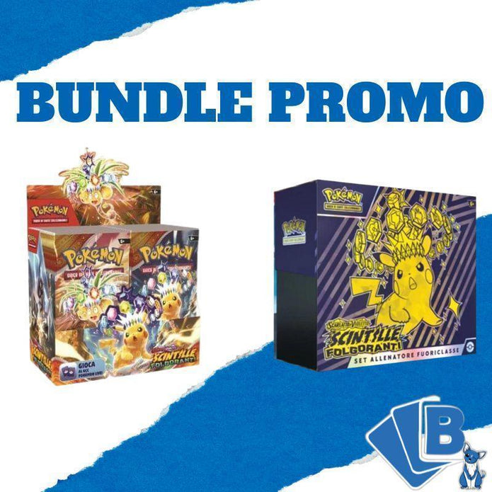 Pokemon Scintille Folgoranti Bundle Display Box + Set Allenatore ITA