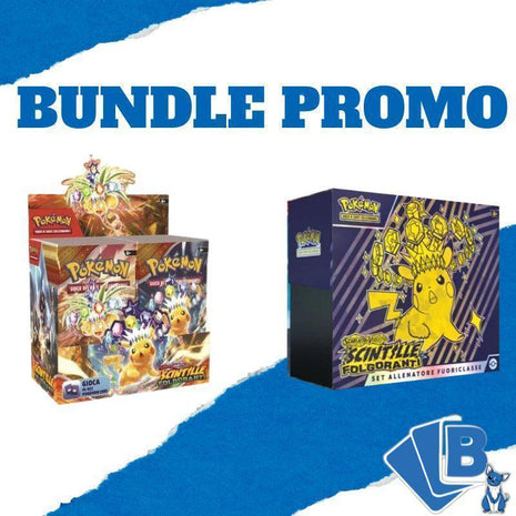 Pokemon Scintille Folgoranti Bundle Display Box + Set Allenatore ITA
