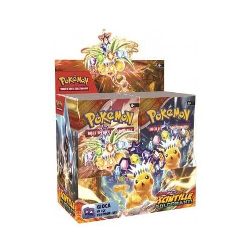 Pokemon Scintille Folgoranti Bundle Display Box + Set Allenatore ITA -