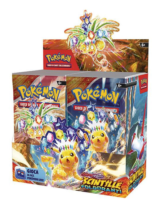 Pokemon Scintille Folgoranti Display Box 36 Bustine ITA -