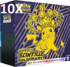 Pokemon Scintille Folgoranti Set Allenatore Fuoriclasse ITA - CASE 10 ETB