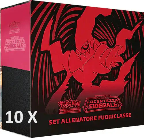 Pokemon Set Allenatore Fuoriclasse Lucentezza Siderale ITA - CASE 10 ETB