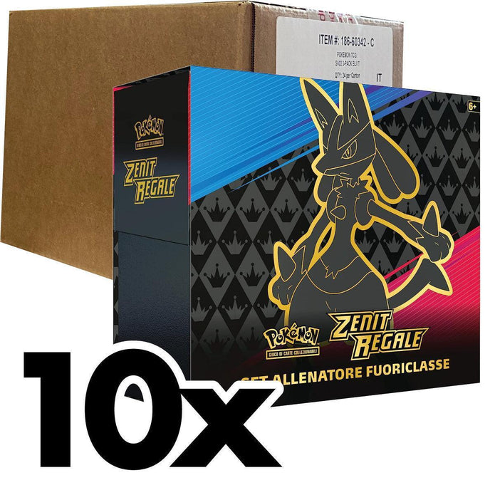 Pokèmon Set Allenatore Fuoriclasse Zenit Regale ITA CASE DA 10