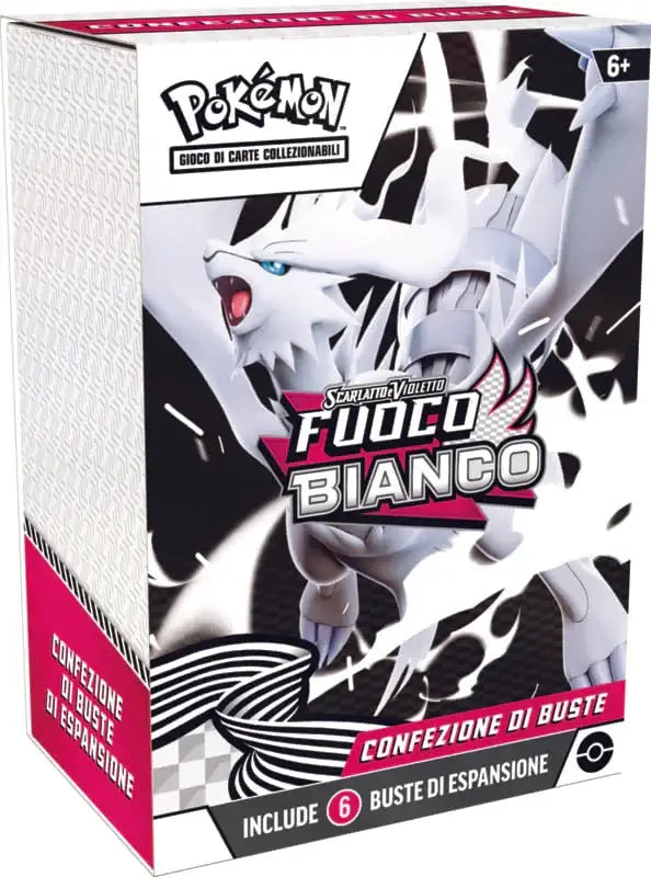 Pokemon SV 10.5 Bundle 6 Buste Fuoco Bianco