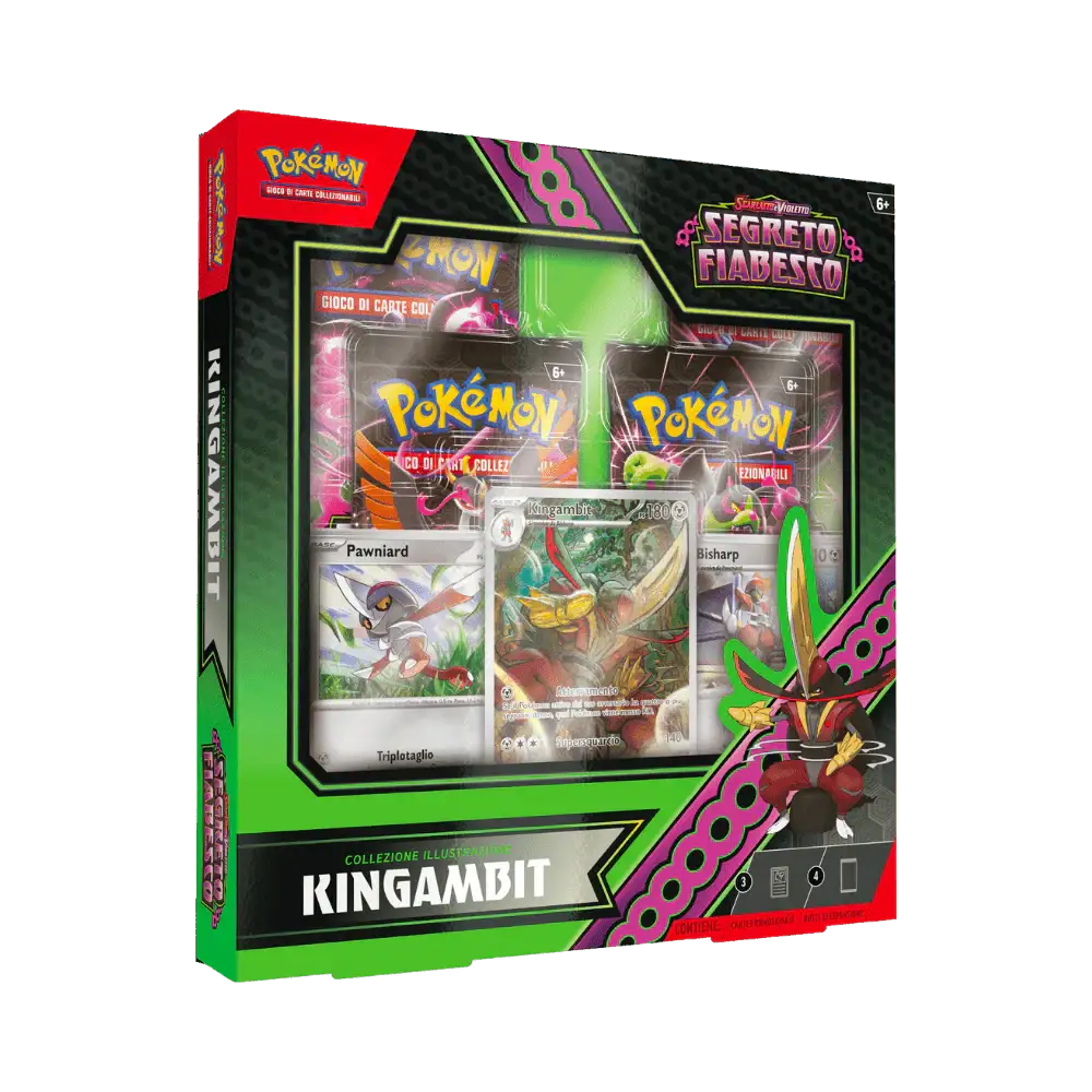 Pokemon SV6.5 Segreto Fiabesco Confezione Illustrazione Kingambit ITA