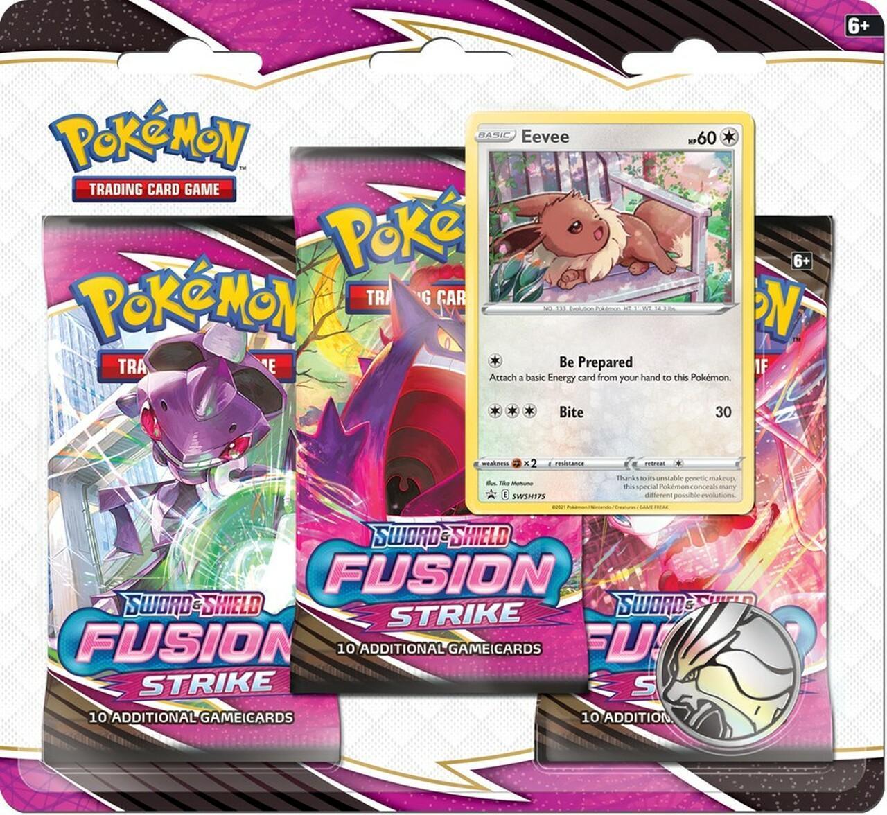 Pokemon Sword and Shield - 2 Blister 3 Pack Fusion Strike