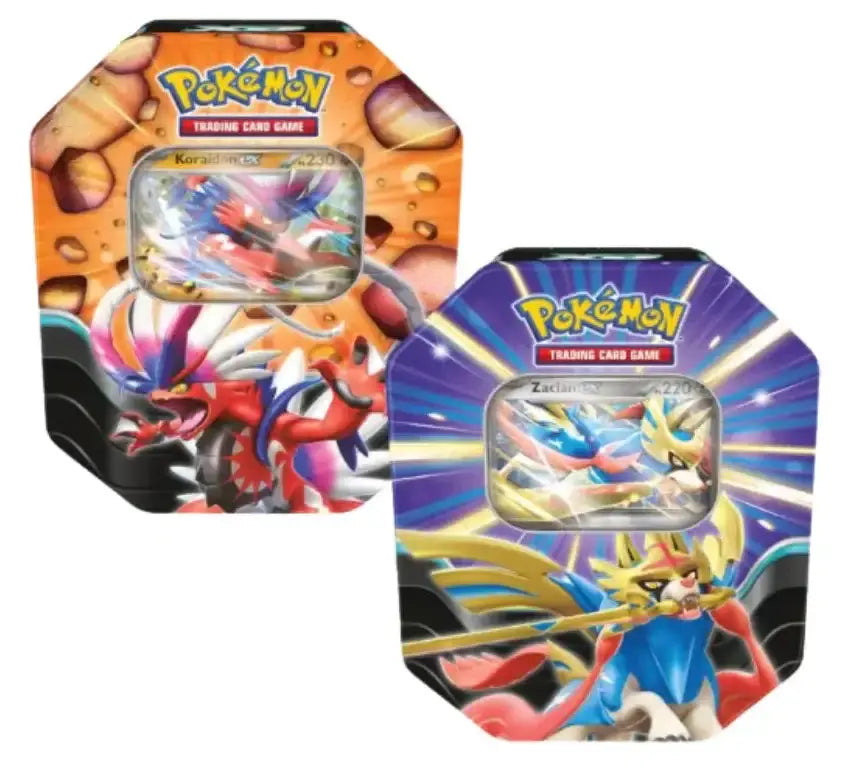 Pokemon Tin Leggende Sovrane Zacian-Ex + Koraidon ITA