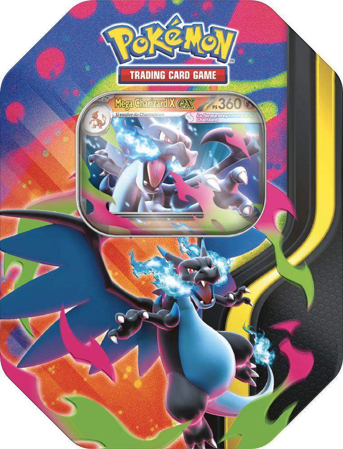 Pokemon Tin da Collezione Mega Charizard Y e X - Coppia ITA