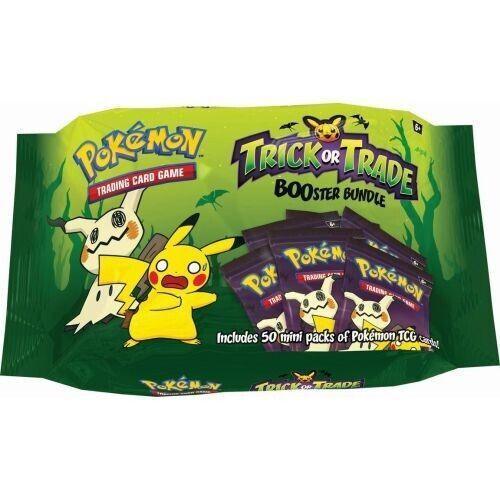 Pokemon TRICK OR TRADE 2023 Halloween BOOster Bundle (50 Packs) Inglese