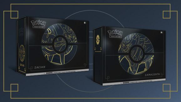 Pokemon Zacian Sword and Shield Elite Trainer Box Plus Zacian e Zamazenta