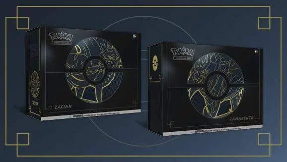 Pokemon Zacian Sword and Shield Elite Trainer Box Plus Zacian e Zamazenta