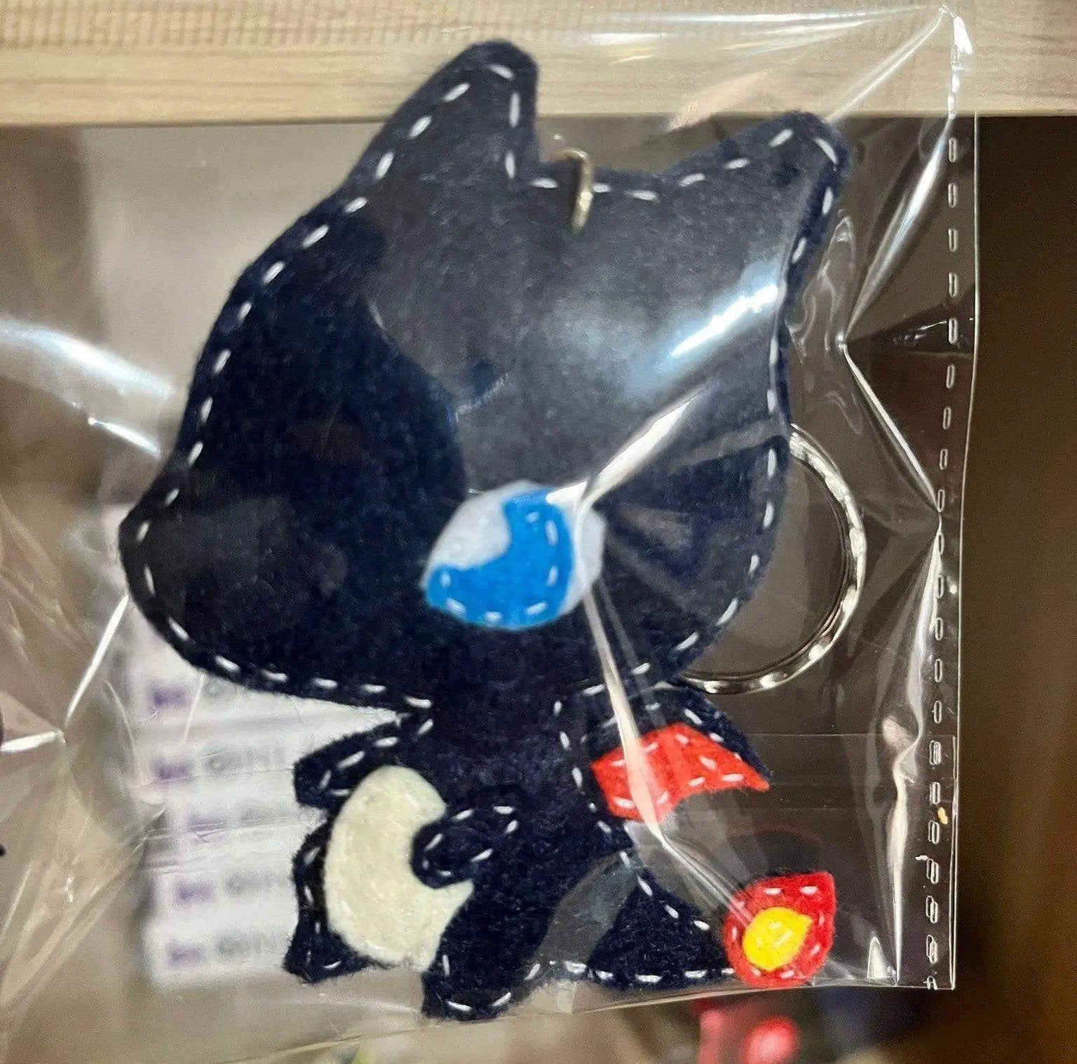 Portachiavi Pokèmon Black Charizard fatto a Mano