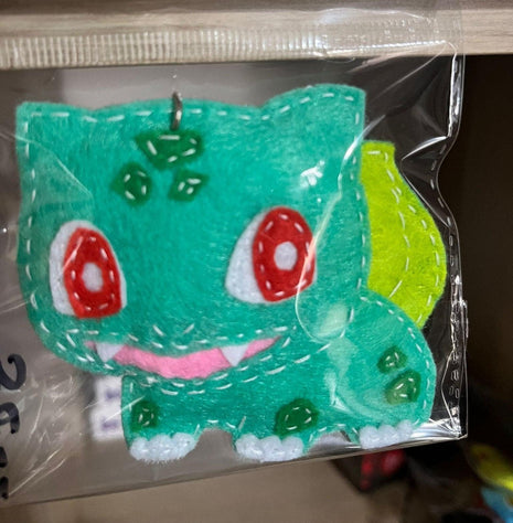 Portachiavi Pokèmon Bulbasaur fatto a Mano