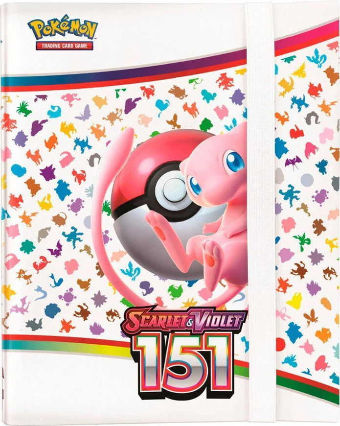 Pro Binder Album Pokemon 151 Mew con chiusura Elastica
