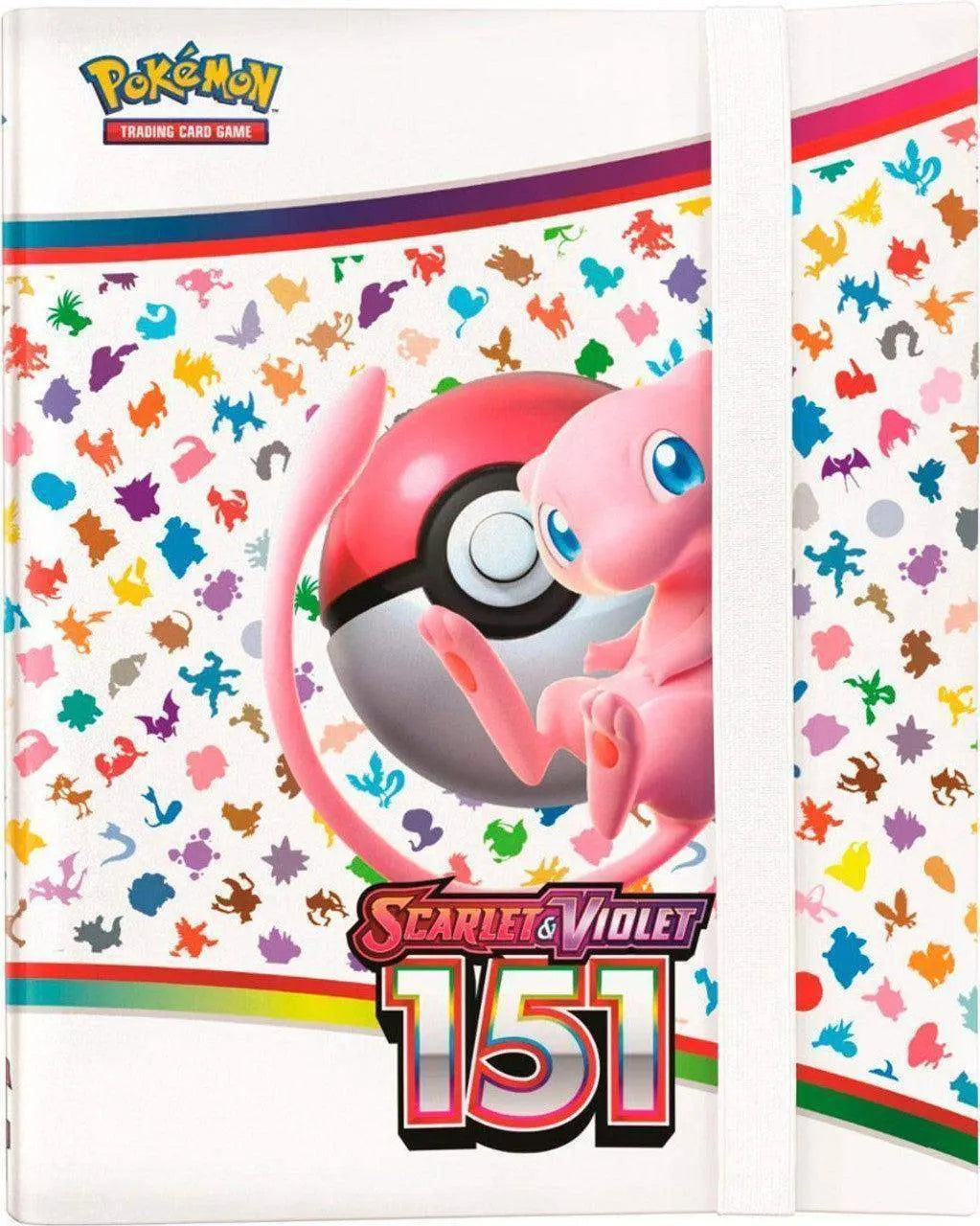 Pro Binder Album Pokemon 151 Mew con chiusura Elastica