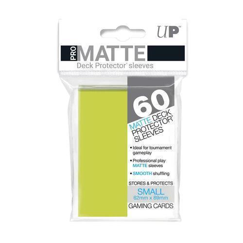 PRO-Matte Small Deck Protector Sleeves (60ct) Apple Green