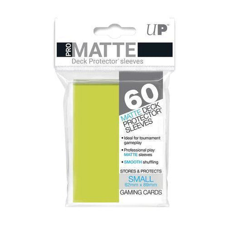 PRO-Matte Small Deck Protector Sleeves (60ct) Apple Green