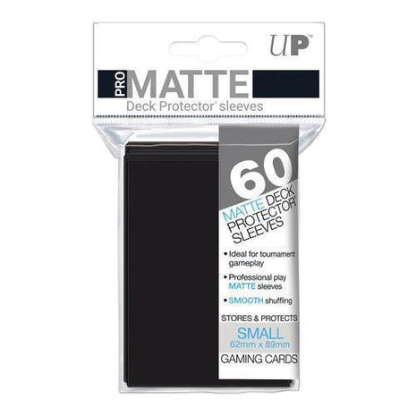 PRO-Matte Small Deck Protector Sleeves (60ct) Black