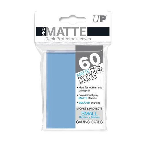 PRO-Matte Small Deck Protector Sleeves (60ct) Light Blue