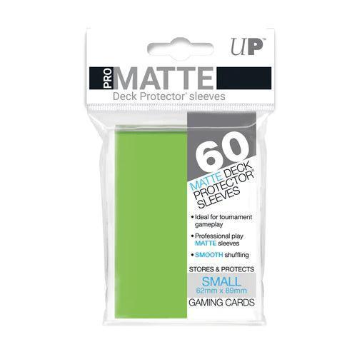 PRO-Matte Small Deck Protector Sleeves (60ct) Light Green