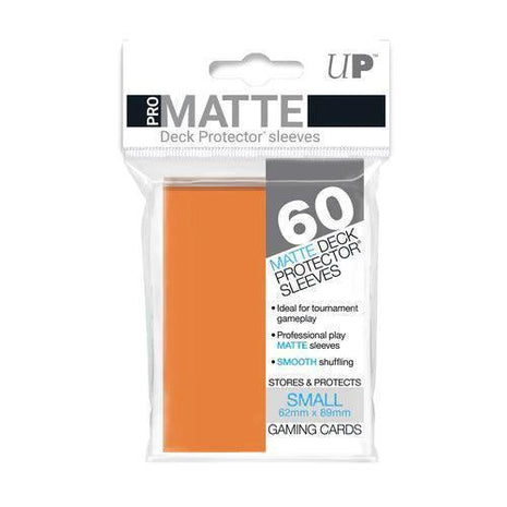 PRO-Matte Small Deck Protector Sleeves (60ct) Orange